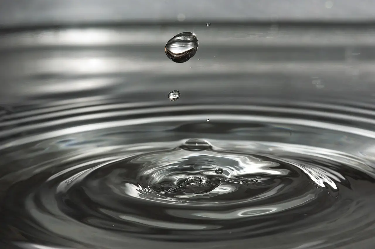 water, water drop, ripples, wave, small wave, droplet, nature, drip, drop of water, liquid, Home, الرئيسية